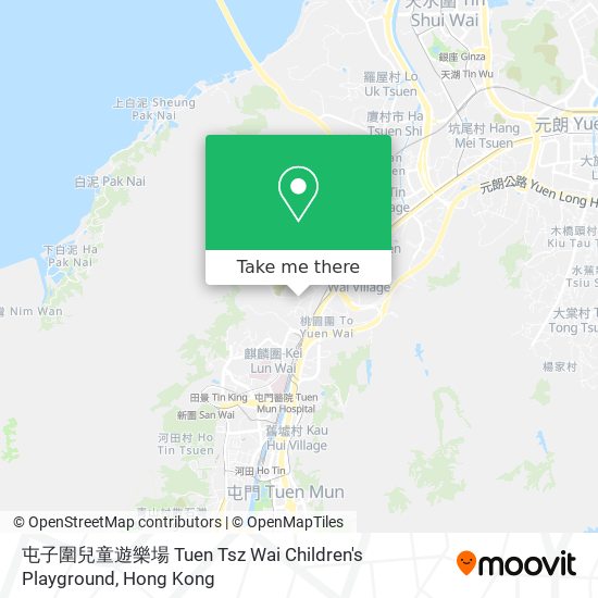屯子圍兒童遊樂場 Tuen Tsz Wai Children's Playground map