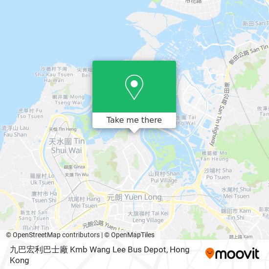 九巴宏利巴士廠 Kmb Wang Lee Bus Depot map