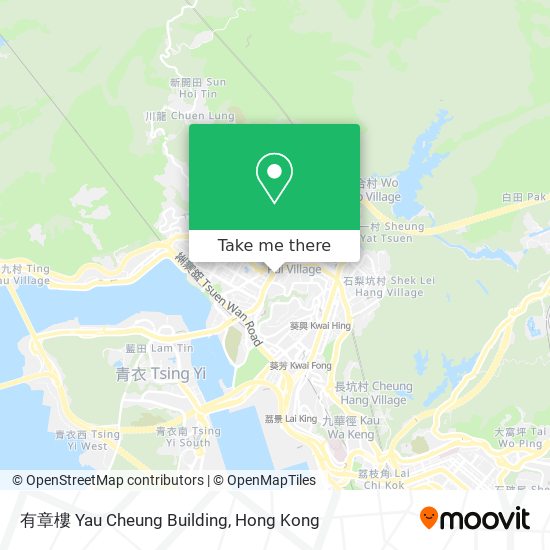 有章樓 Yau Cheung Building map