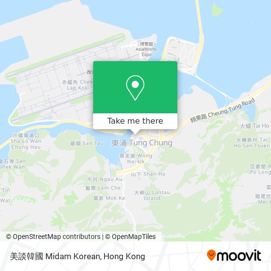 美談韓國 Midam Korean map