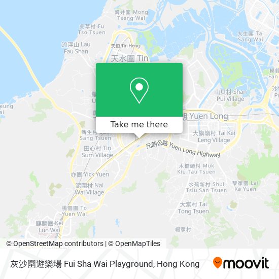 灰沙圍遊樂場 Fui Sha Wai Playground map