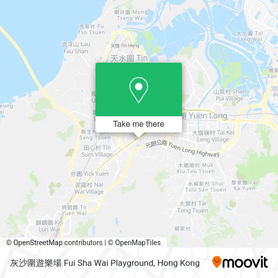 灰沙圍遊樂場 Fui Sha Wai Playground map