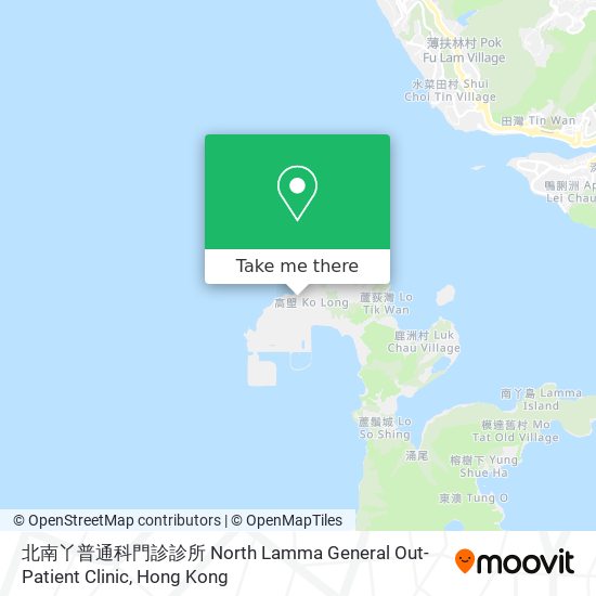 北南丫普通科門診診所 North Lamma General Out-Patient Clinic map