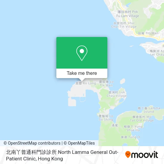 北南丫普通科門診診所 North Lamma General Out-Patient Clinic地圖