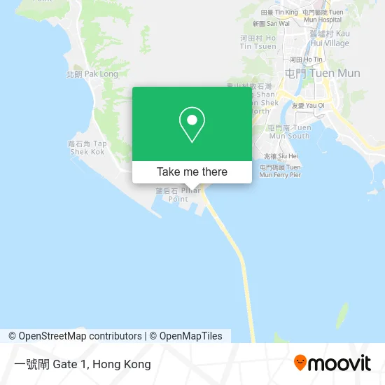 一號閘 Gate 1 map