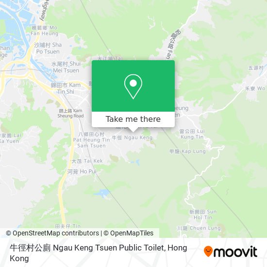牛徑村公廁 Ngau Keng Tsuen Public Toilet地圖