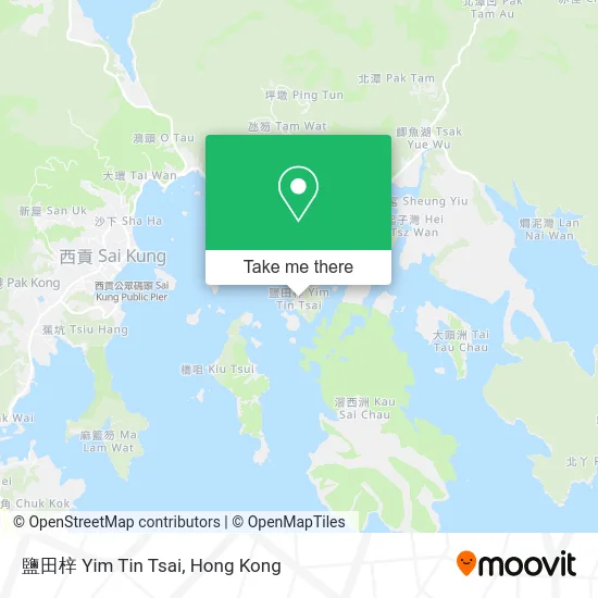 鹽田梓 Yim Tin Tsai map