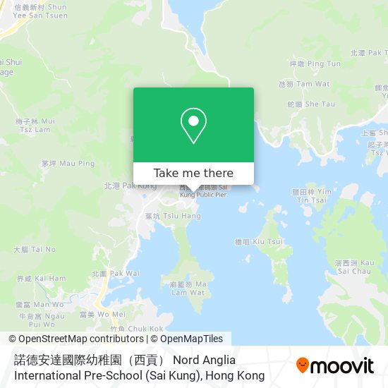 諾德安達國際幼稚園（西貢） Nord Anglia International Pre-School (Sai Kung) map