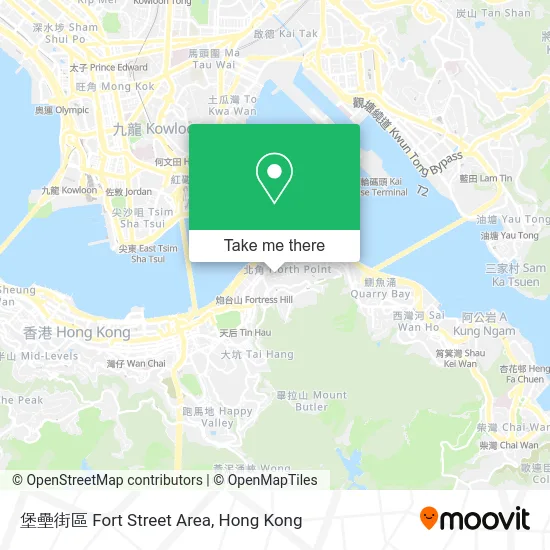 堡壘街區 Fort Street Area map