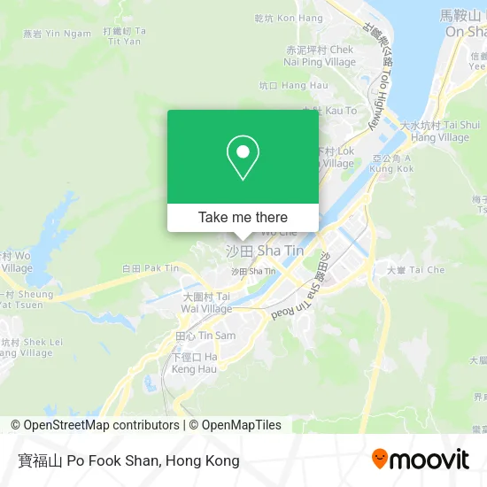 寶福山 Po Fook Shan地圖