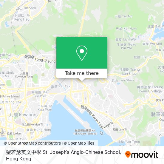 聖若瑟英文中學 St. Joseph's Anglo-Chinese School map