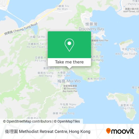 衞理園 Methodist Retreat Centre map