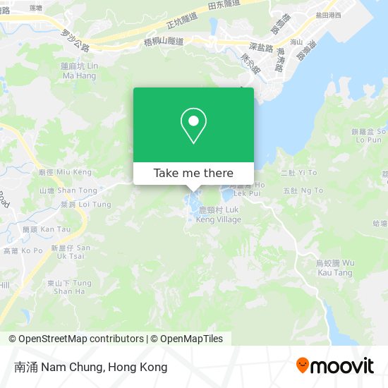 南涌 Nam Chung map