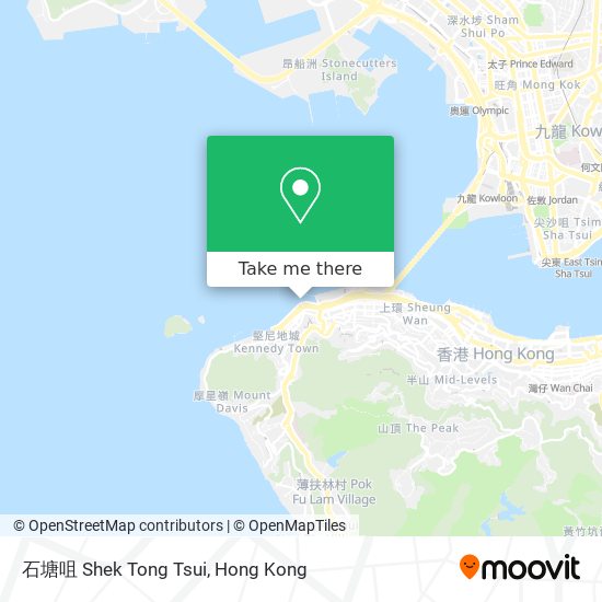 石塘咀 Shek Tong Tsui map