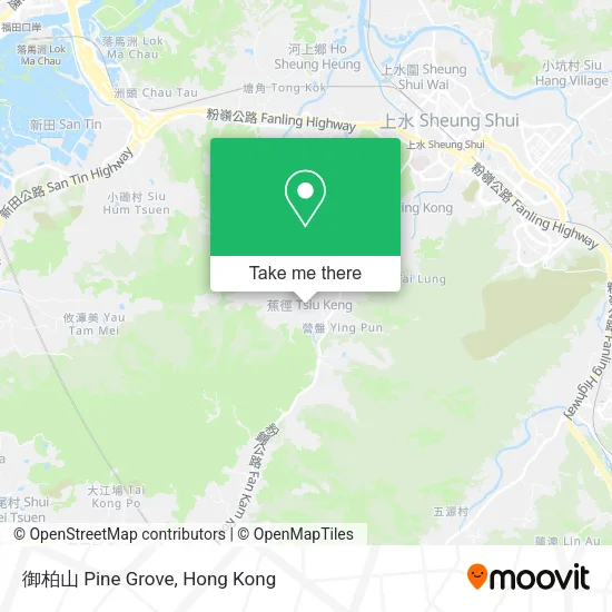 御柏山 Pine Grove地圖