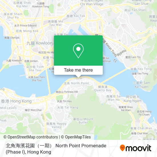 北角海濱花園（一期） North Point Promenade (Phase I)地圖