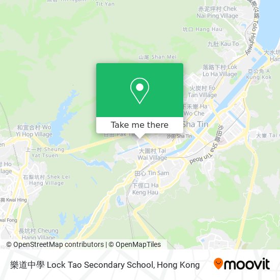 樂道中學 Lock Tao Secondary School map