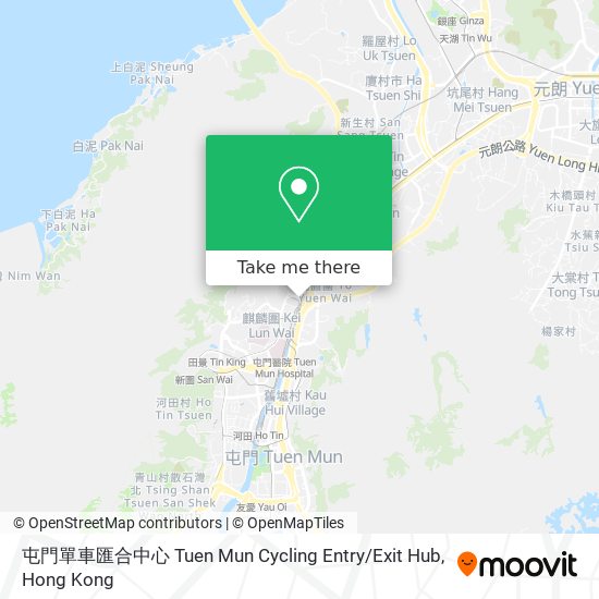 屯門單車匯合中心 Tuen Mun Cycling Entry / Exit Hub map
