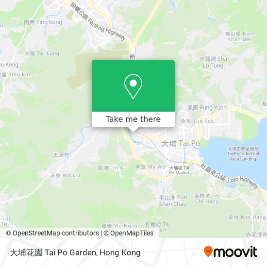 大埔花園 Tai Po Garden map