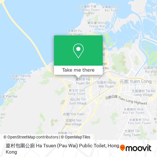 廈村包圍公廁 Ha Tsuen (Pau Wai) Public Toilet地圖