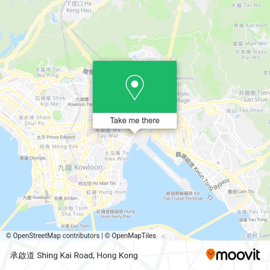 承啟道 Shing Kai Road地圖