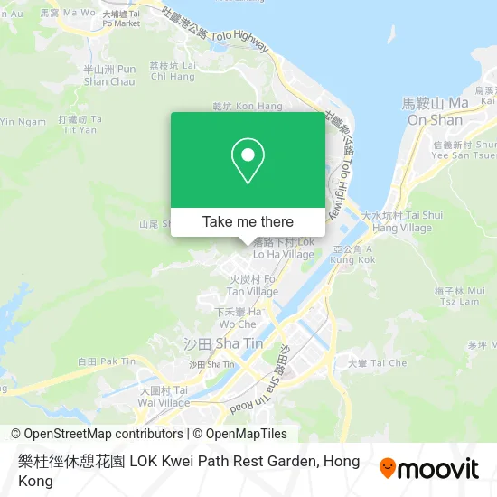 樂桂徑休憩花園 LOK Kwei Path Rest Garden地圖