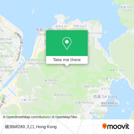 礦洞Ml280 入口 map