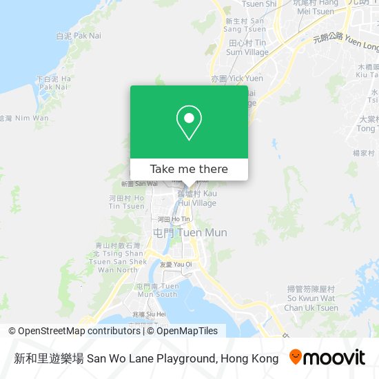 新和里遊樂場 San Wo Lane Playground map