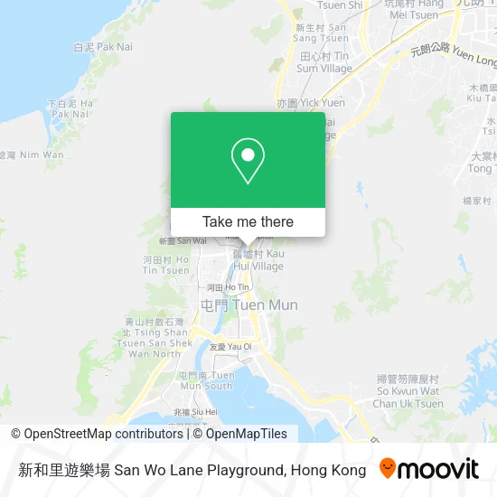 新和里遊樂場 San Wo Lane Playground map