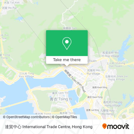 達貿中心 International Trade Centre map