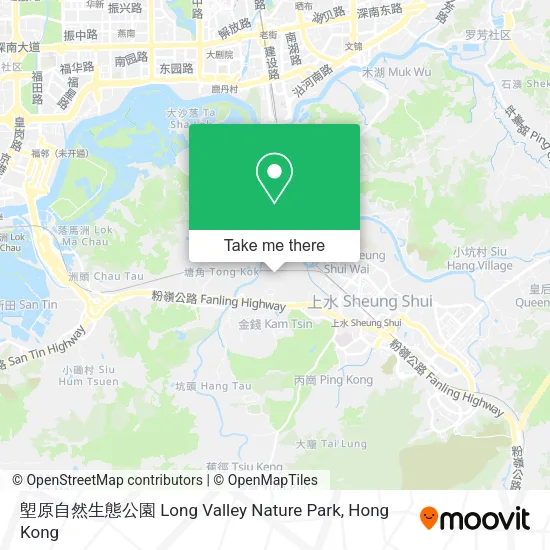 塱原自然生態公園 Long Valley Nature Park地圖