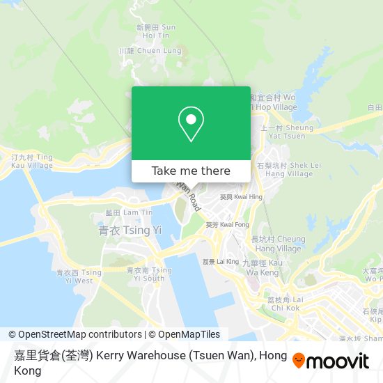 嘉里貨倉(荃灣) Kerry Warehouse (Tsuen Wan)地圖