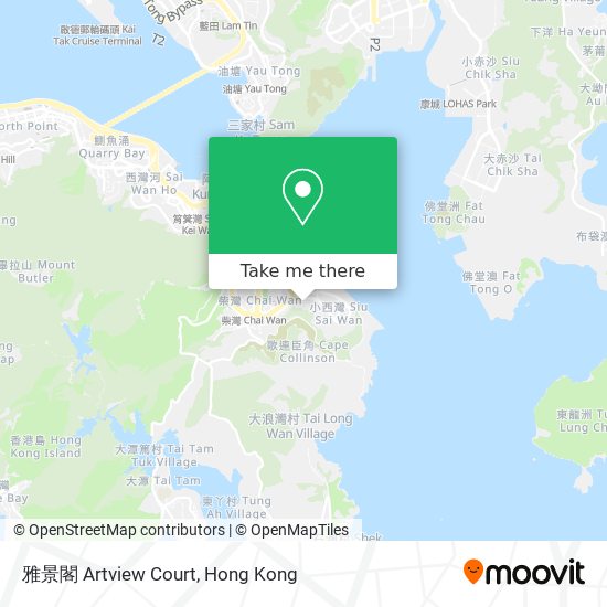 雅景閣 Artview Court map