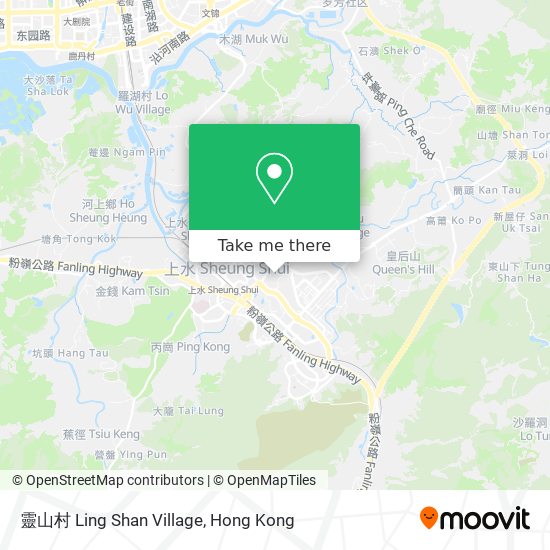 靈山村 Ling Shan Village map