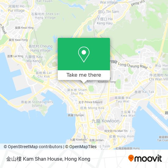 金山樓 Kam Shan House map