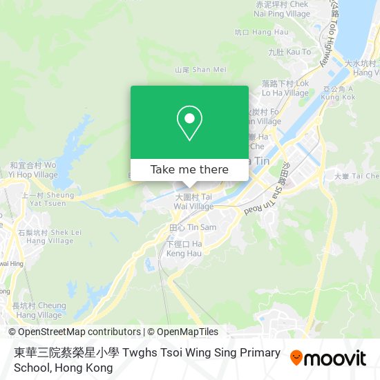 東華三院蔡榮星小學 Twghs Tsoi Wing Sing Primary School map