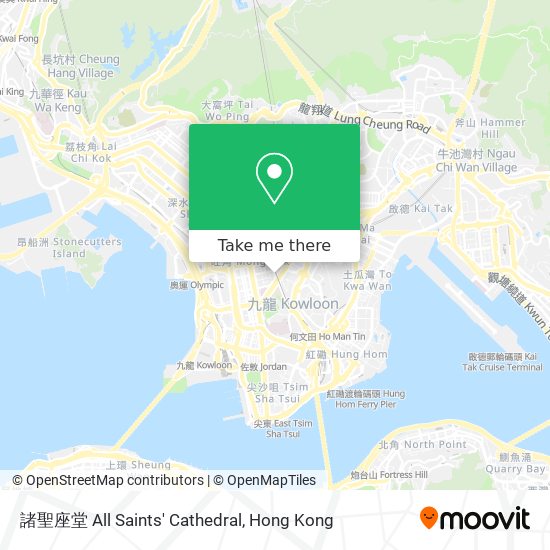 諸聖座堂 All Saints' Cathedral map