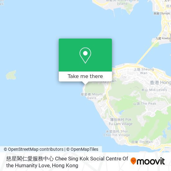 慈星閣仁愛服務中心 Chee Sing Kok Social Centre Of the Humanity Love地圖
