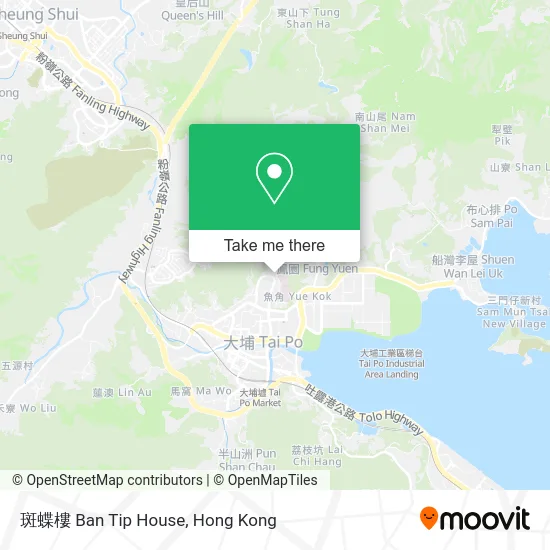斑蝶樓 Ban Tip House map