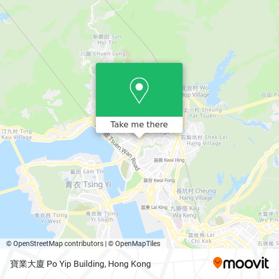 寶業大廈 Po Yip Building map