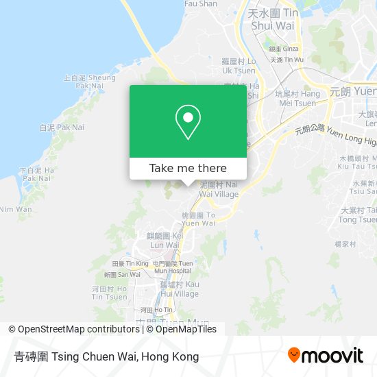 青磚圍 Tsing Chuen Wai map