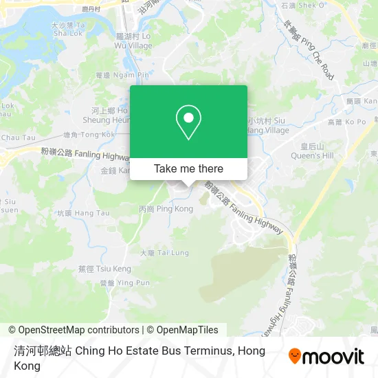 清河邨總站 Ching Ho Estate Bus Terminus map