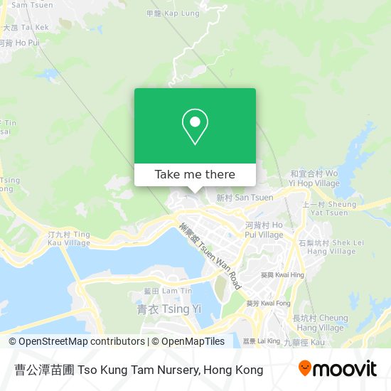 曹公潭苗圃 Tso Kung Tam Nursery地圖