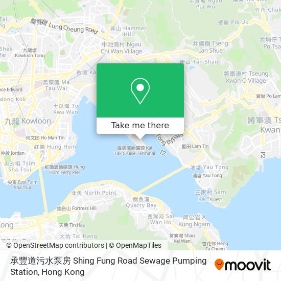 承豐道污水泵房 Shing Fung Road Sewage Pumping Station地圖