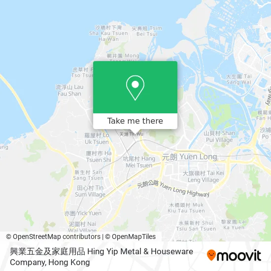興業五金及家庭用品 Hing Yip Metal & Houseware Company地圖