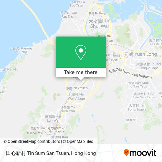 田心新村 Tin Sum San Tsuen map