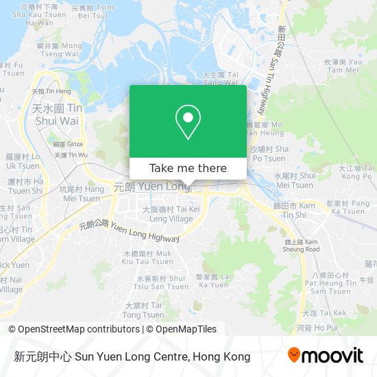 新元朗中心 Sun Yuen Long Centre map