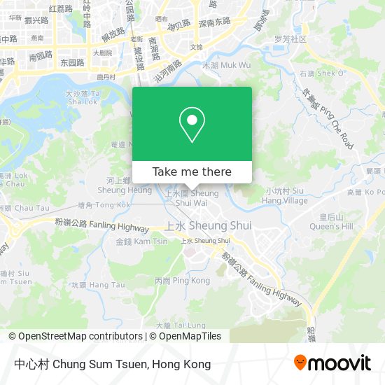 中心村 Chung Sum Tsuen map