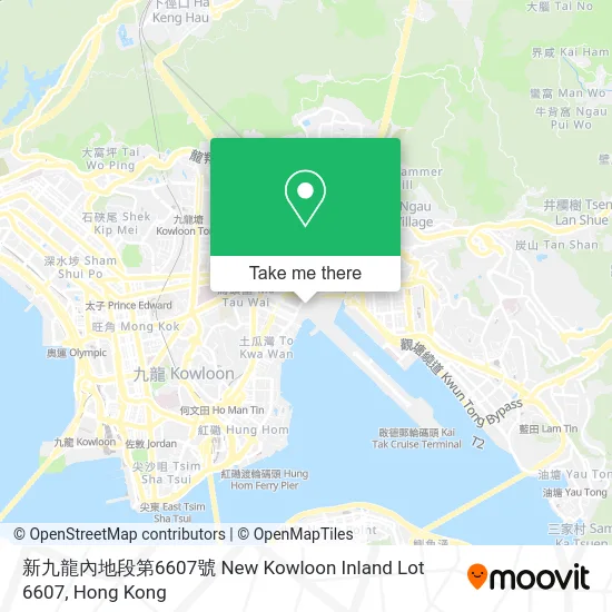 新九龍內地段第6607號 New Kowloon Inland Lot 6607 map