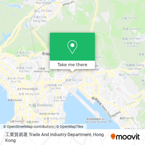 工業貿易署 Trade And Industry Department map